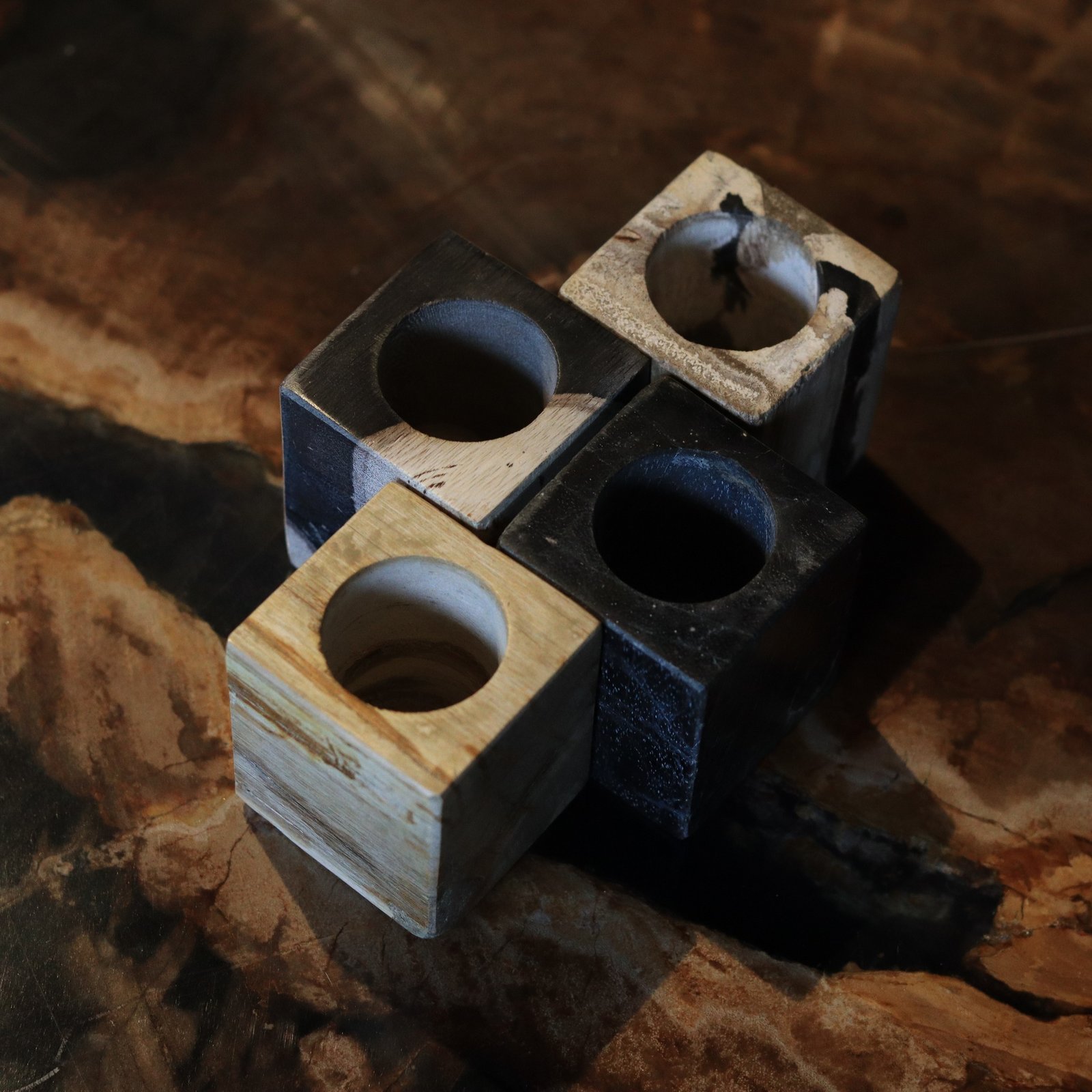 Handcrafted petrified wood decor with timeless beauty