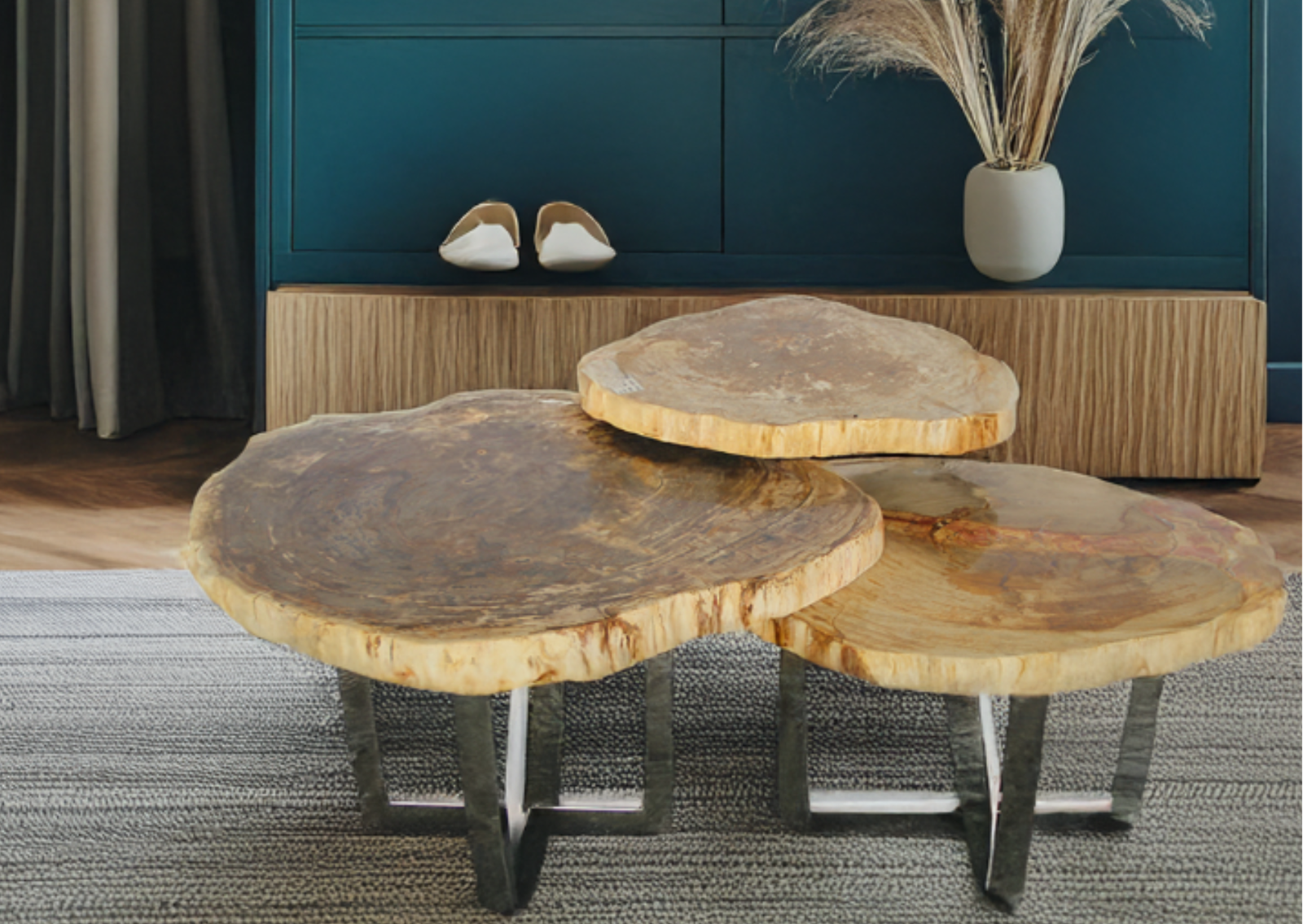 Cofee table petrifiedwood